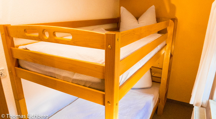 Ferienwohnung 4 - 5 Personen: Kinderzimmer mit Doppelstockbett
