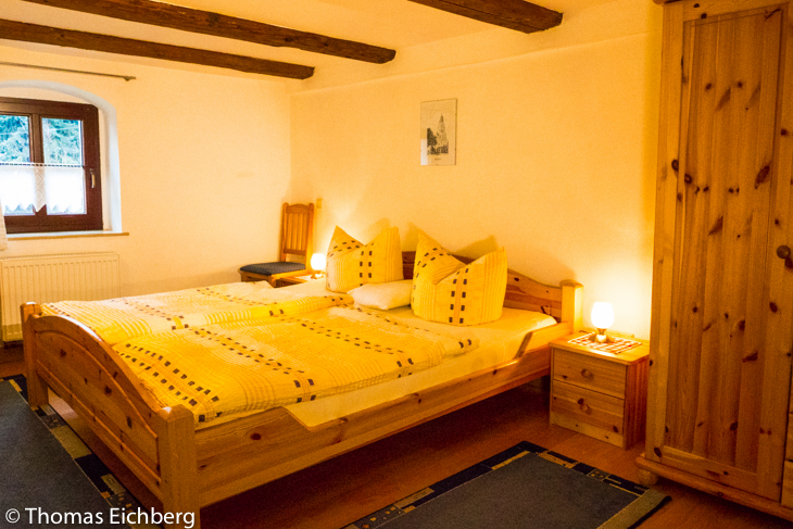 Ferienwohnung 2 - 3 Personen: Schlafzimmer